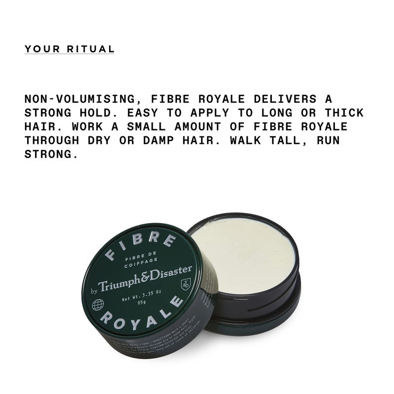 TRIUMPH & DISASTER Fibre Royale Hair Wax â€“ Strong Hold Pomade for Thick Hair, Natural Finish Styling for Men & Women, 95g - Image 2